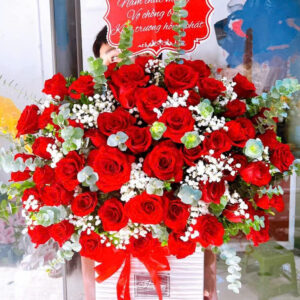 GIỎ HOA Yêu Thương Nồng Nàn