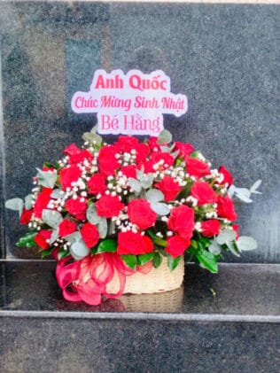 GIỎ HOA Sắc Xuân Rực Rỡ