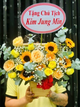 GIỎ HOA Gió Thu Nhẹ Bay