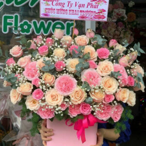 GIỎ HOA Hương Biển Xanh