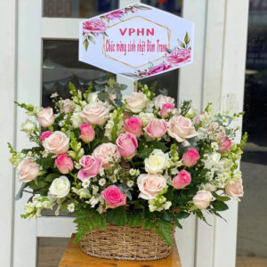 GIỎ HOA Dáng Núi Mây Ngàn