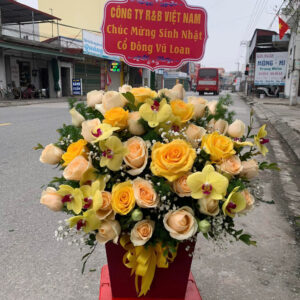 GIỎ HOA Vàng Hy Vọng