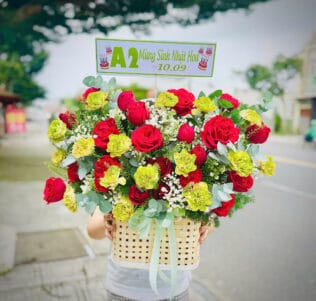 GIỎ HOA Giấc Mơ Màu Hoa