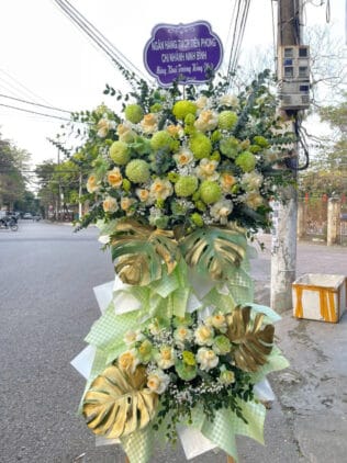 KỆ HOA KHAI TRƯƠNG PHÚC LỘC TRƯỜNG AN