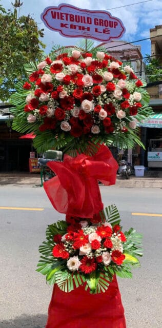 KỆ HOA KHAI TRƯƠNG ĐÓN TÀI ĐÓN LỘC