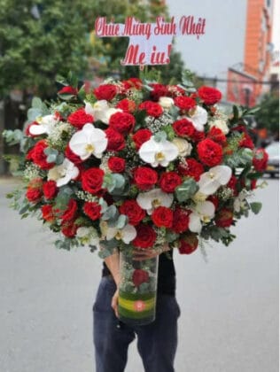 GIỎ HOA Hạnh Phúc Vẹn Tròn