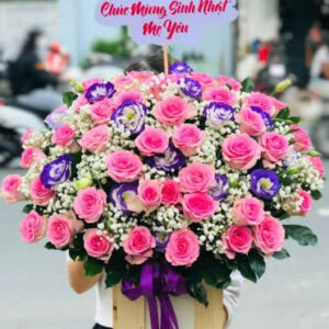 GIỎ HOA Nụ Hôn Gió