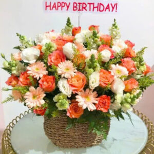 GIỎ HOA Nụ Cười Mới