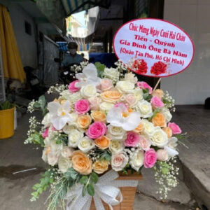 GIỎ HOA May Mắn Dồi Dào