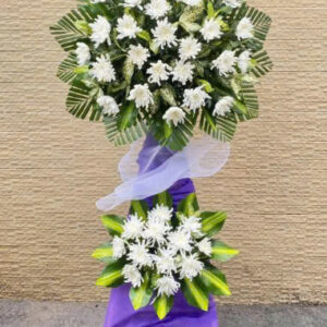 KỆ HOA VIẾNG CÚC TRẮNG