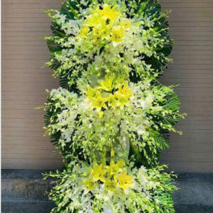 KỆ HOA VIẾNG Hoa Lan Hồ Điệp Cao Cấp