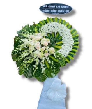 KỆ HOA VIẾNG Hoa Dại Trắng