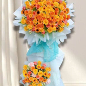 KỆ HOA KHAI TRƯƠNG PHÁT TÀI NHƯ Ý