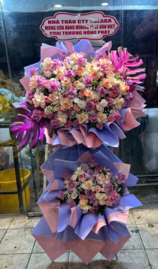 KỆ HOA KHAI TRƯƠNG THÀNH CÔNG RẠNG RỠ