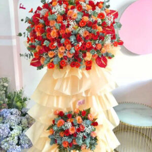 KỆ HOA KHAI TRƯƠNG TRƯỜNG TỒN