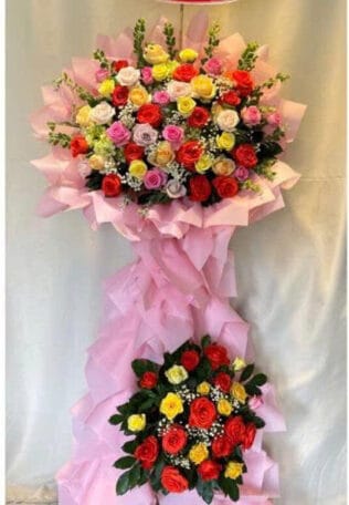 KỆ HOA KHAI TRƯƠNG THÀNH CÔNG RỰC RỠ