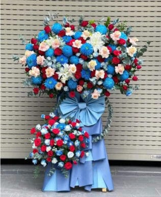 KỆ HOA KHAI TRƯƠNG ĐÓN LỘC