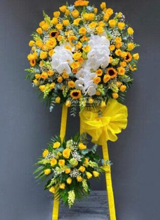 KỆ HOA KHAI TRƯƠNG MỞ CỬA ĐÓN LỘC