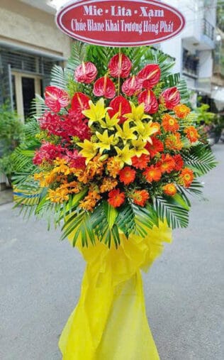 KỆ HOA KHAI TRƯƠNG CÁT KHÁNH