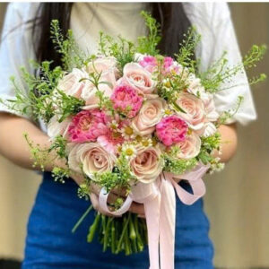 BÓ HOA CƯỚI DÁNG NGỌC