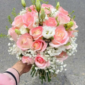 BÓ HOA CƯỚI HƠI THỞ NHẸ