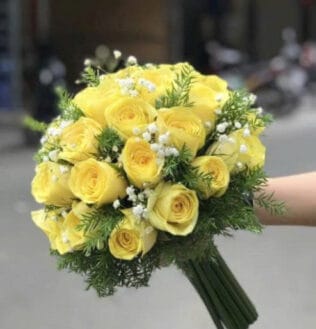 BÓ HOA CƯỚI BÌNH YÊN NHỎ